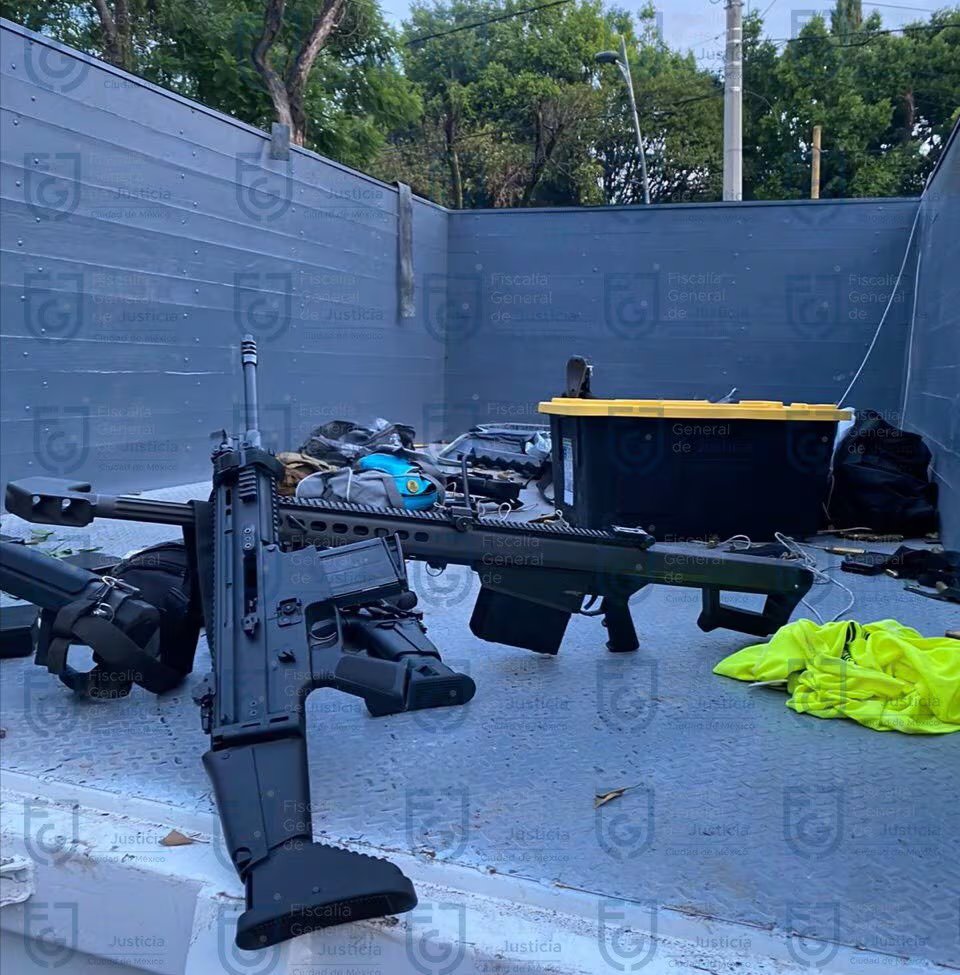 Atentado Omar García Harfuch (Foto: Fiscalia General de Justicia de la Ciudad de México)