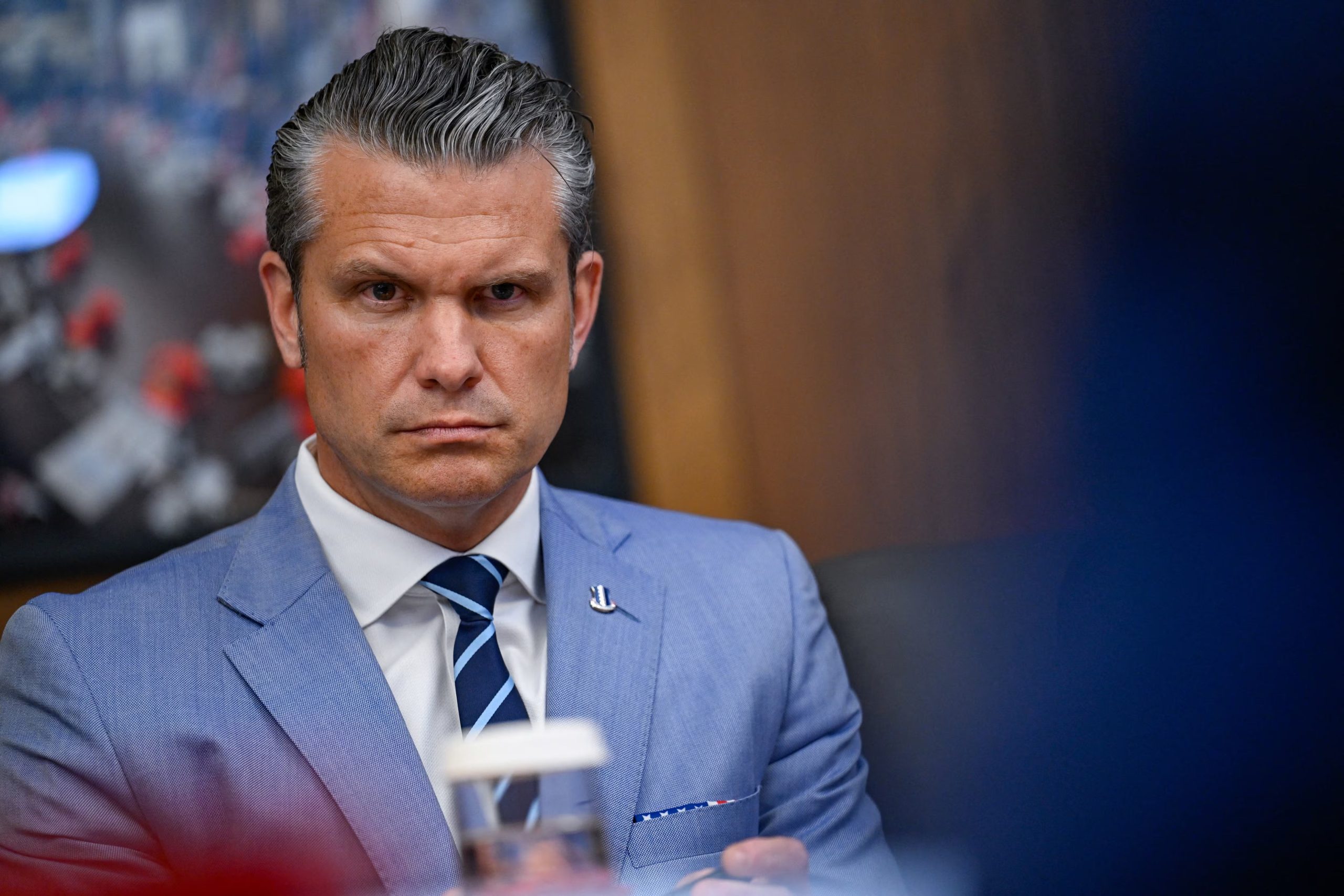 El secretario de Defensa de Estados Unidos, Pete Hegseth (REUTERS/Daniel Heuer)