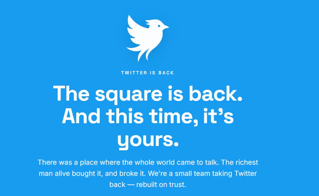 El nuevo Twitter se está constuyendo, según su página web. (Twitter.now)