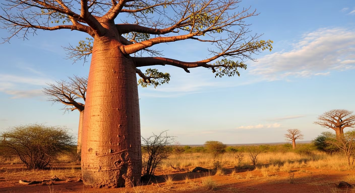 La investigación plantea revisar la clasificación taxonómica de Adansonia rubrostipa (Imagen Ilustrativa Infobae)