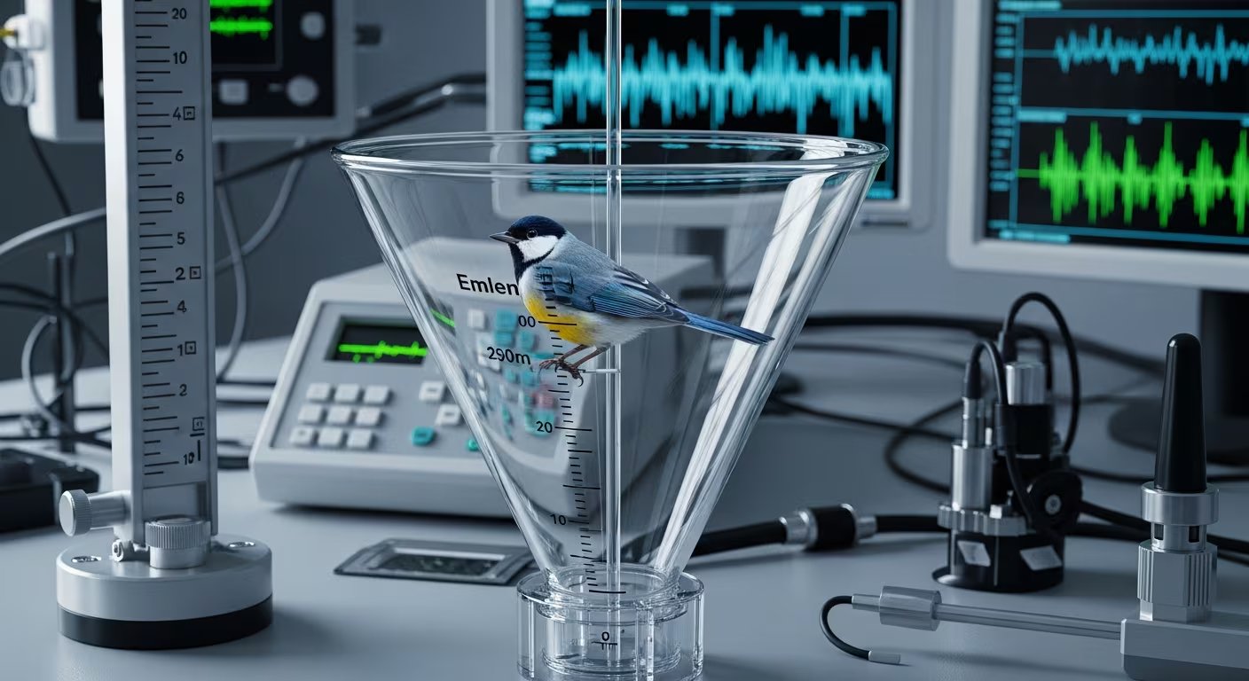 Los investigadores evaluaron la orientación de las aves migratorias con embudos de Emlen y analizaron las marcas que dejaron durante la inquietud migratoria nocturna (Imagen Ilustrativa Infobae)
