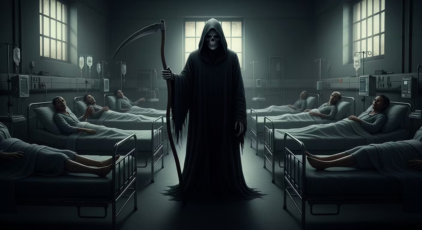 Testigos describieron el atuendo de Gillespie como el disfraz de la Parca, aunque el acusado sostuvo ante el tribunal que su ropa representaba a un cuervo (Imagen Ilustrativa Infobae)