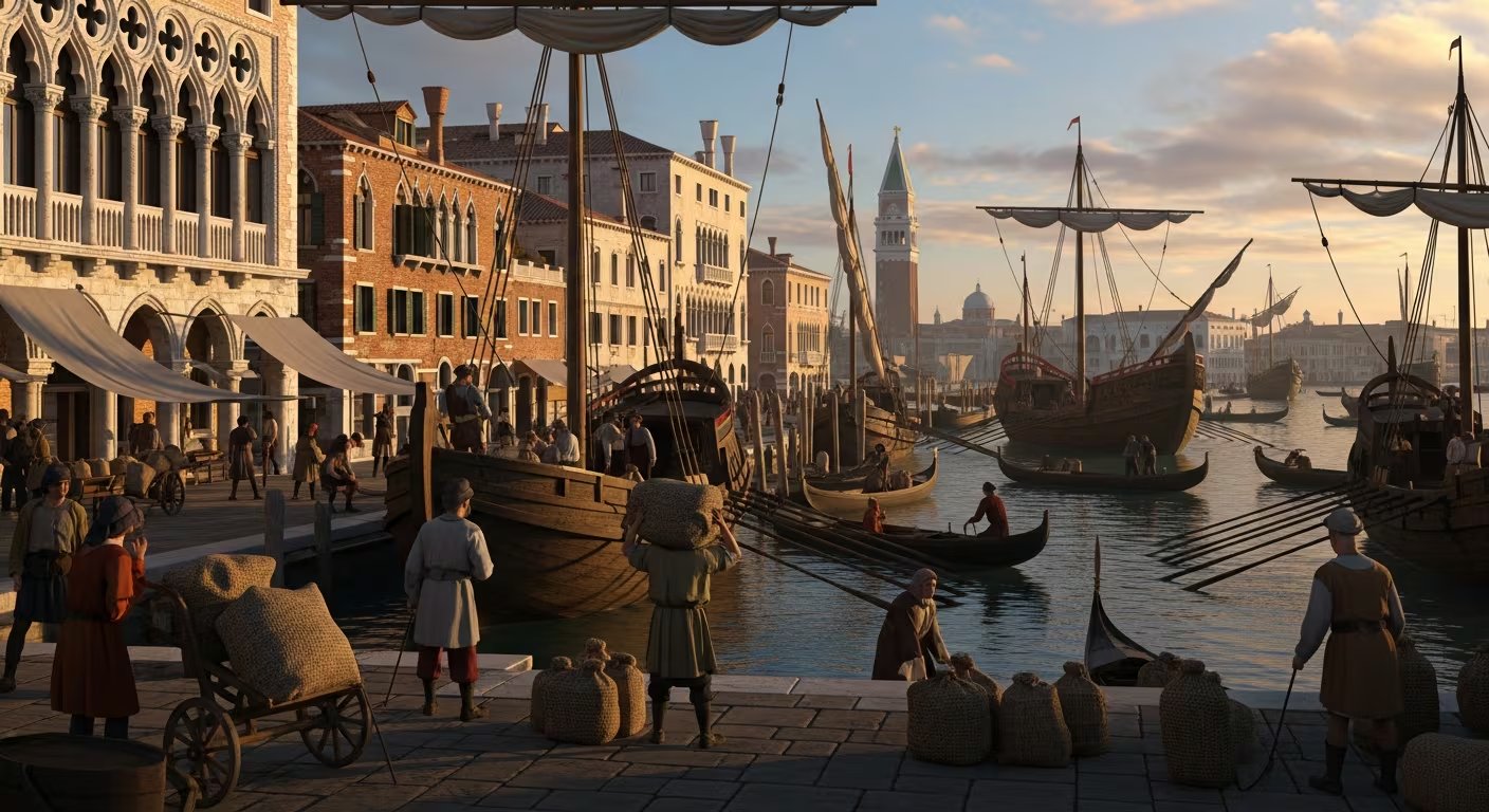 Entre los siglos XIV y XVI, entre el 30 y el 50 por ciento del tonelaje de importaciones a Venecia era sal (Imagen Ilustrativa Infobae)
