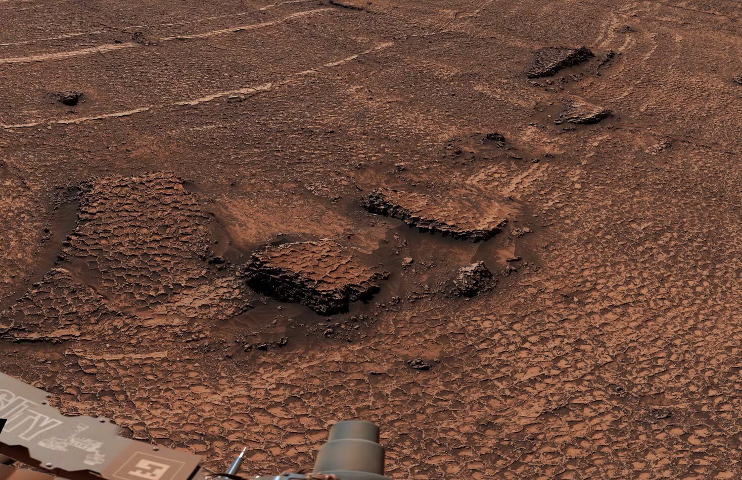 La ciencia solo puede analizar unas 400 piezas identificadas como meteoritos marcianos, expulsadas de Marte por impactos fuertes (NASA/JPL-Caltech/MSSS)
