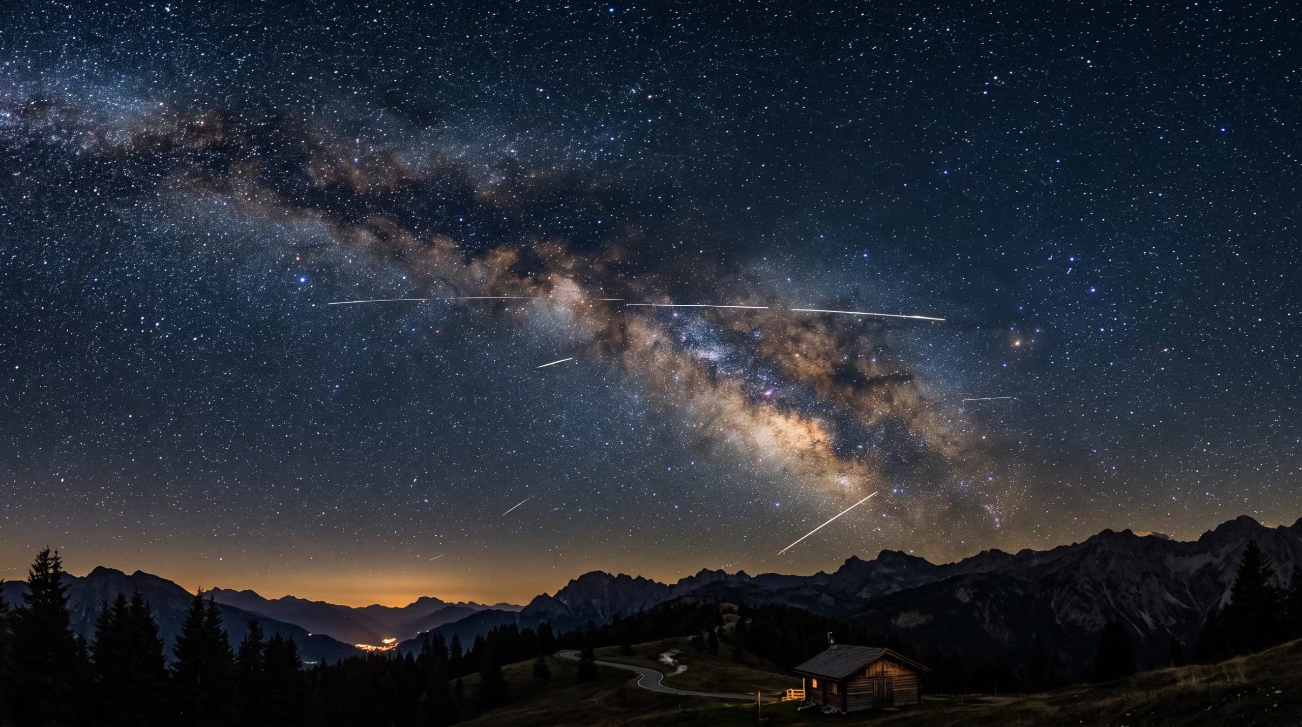 La interferencia de los satélites puede arruinar información sobre galaxias, estrellas, asteroides y fenómenos débiles observados desde la Tierra. (Imagen Ilustrativa Infobae)