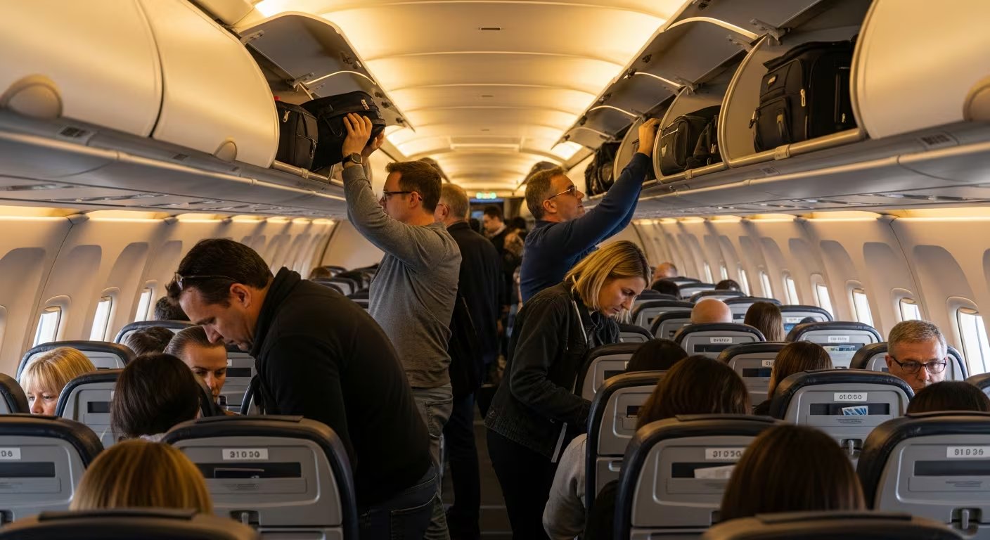 Las reservas hechas antes de febrero de 2027 recibirán sin cargo adicional la mejora a Priority Carry-on para vuelos posteriores a la entrada en vigor. (Imagen Ilustrativa Infobae)