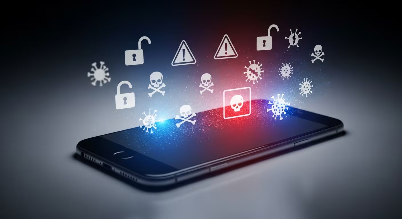 Los dispositivos infectados con aplicaciones maliciosas pueden quedar bloqueados por ransomware y exigir un rescate económico para recuperar los archivos. (Imagen Ilustrativa Infobae)