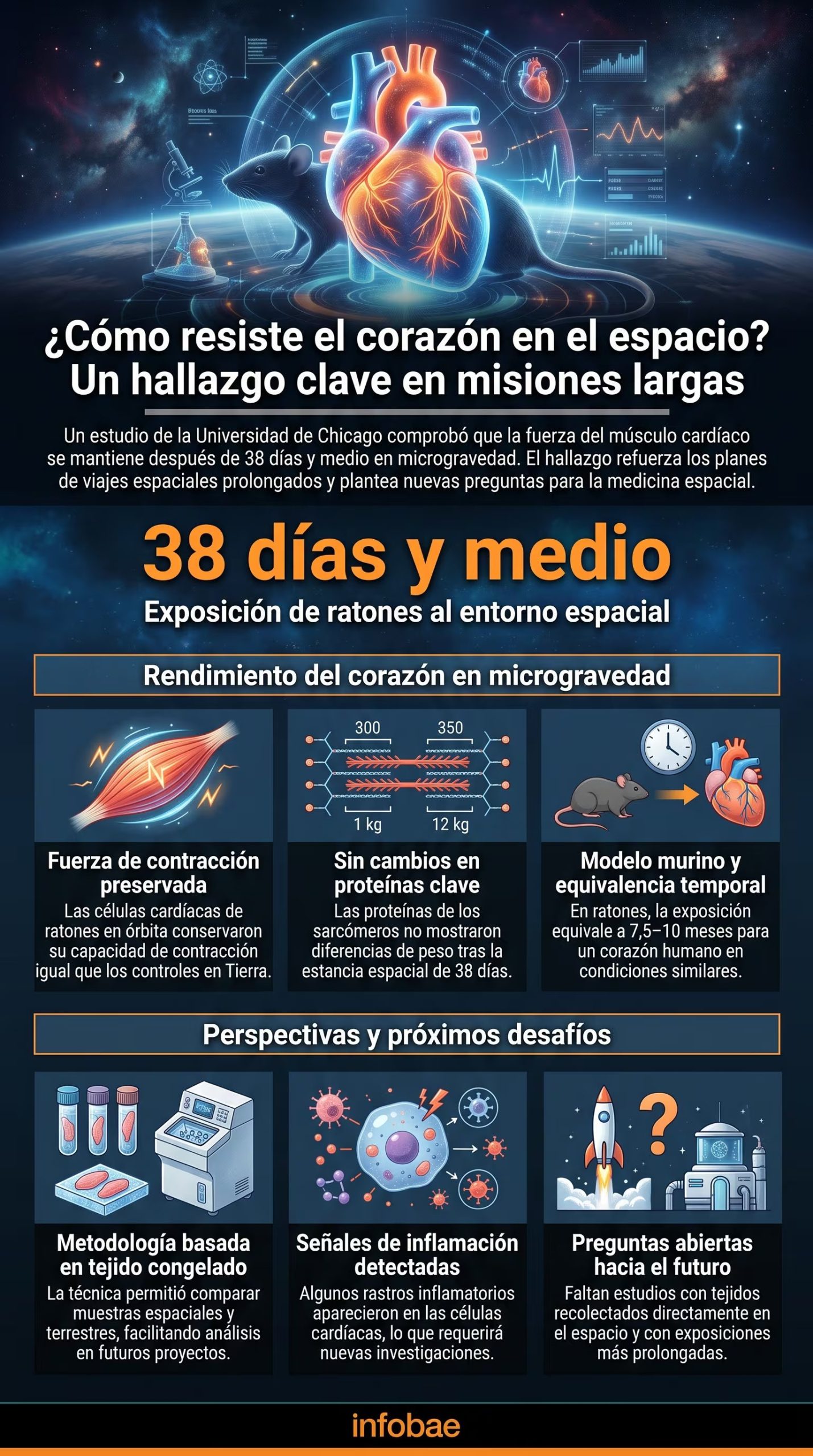 La investigación de la Universidad de Chicago y la Universidad de Nebraska aportó un dato para las misiones espaciales de larga duración de la NASA (Imagen Ilustrativa Infobae)