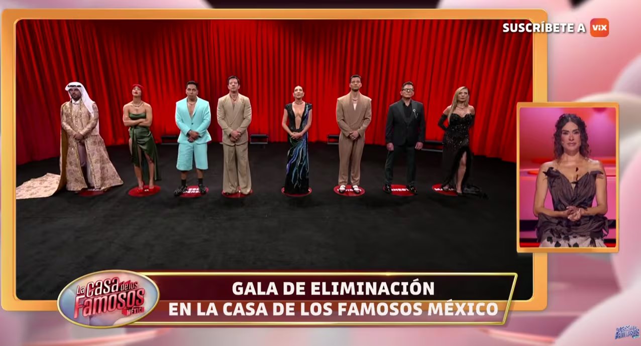 Este domingo 23 de agosto, La Casa de los Famosos México 2026 vivió su cuarta eliminación en una gala marcada por la cancelación de los posicionamientos y una placa de nueve nominados que mantuvo en vilo a los televidentes hasta el último momento. (Captura de pantalla YouTube La Casa de los Famosos México)