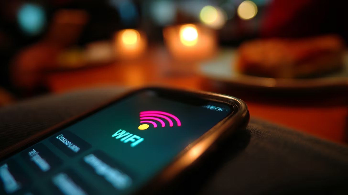 En cafeterías y hoteles, el QR visible simplifica el acceso de clientes al WiFi (Imagen ilustrativa Infobae)