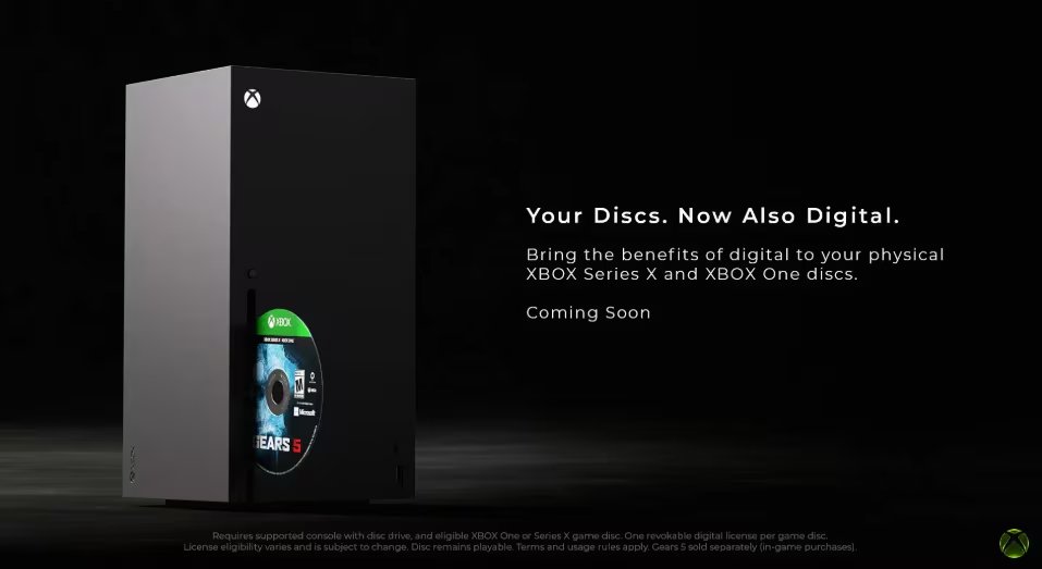 Xbox busca convertir los juegos físicos en digitales con una nueva función. (Xbox)