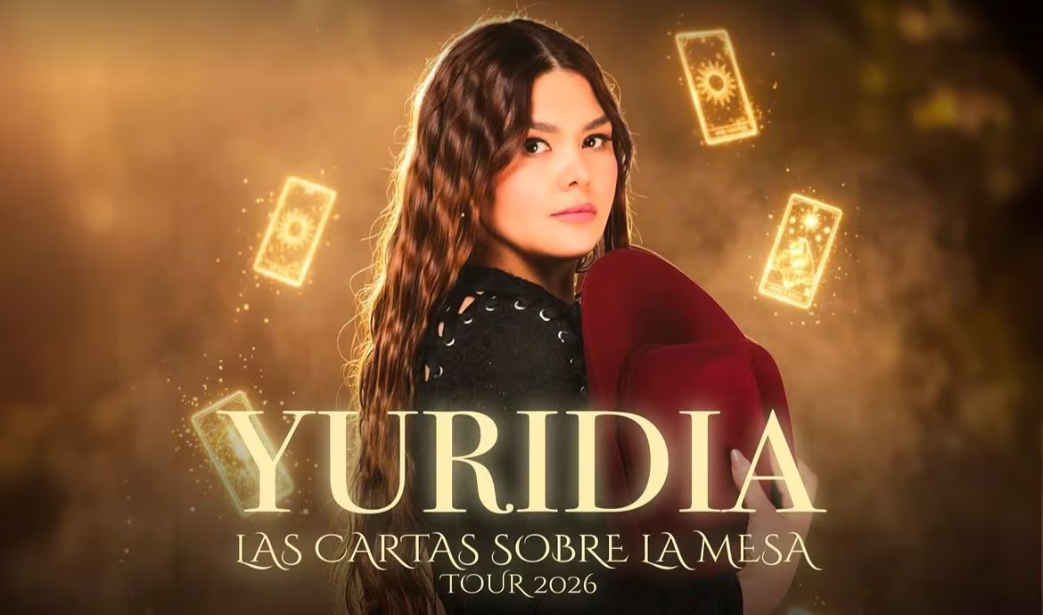 Yuridia anuncia su esperado regreso a los escenarios con la gira 'Las cartas sobre la mesa tour', recorriendo México en 2026. - - (Ocesa)