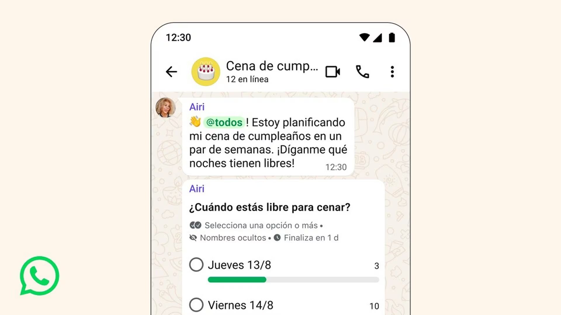 Los usuarios cuentan con la posibilidad de limitar las notificaciones de esta etiqueta. (WhatsApp)