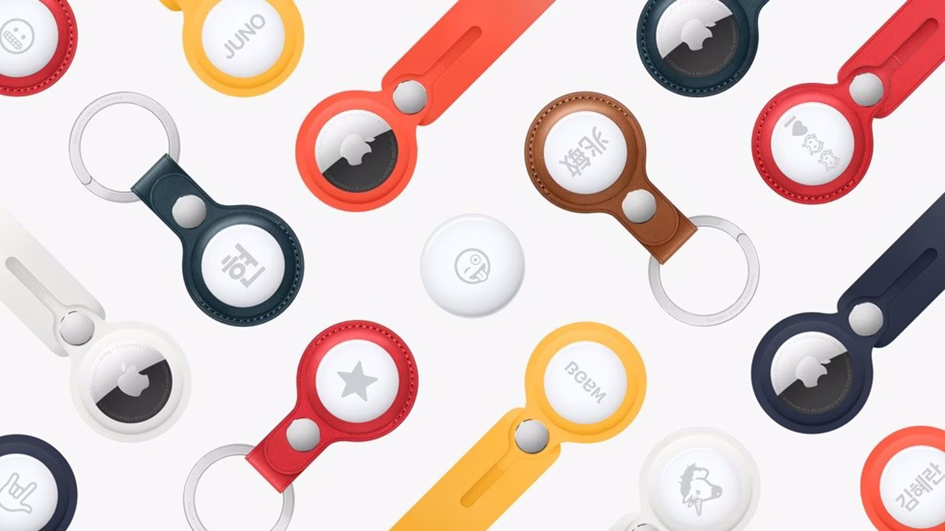 04/06/2021 AirTags personalizados con diferentes accesorios y emojis
POLITICA 
APPLE
