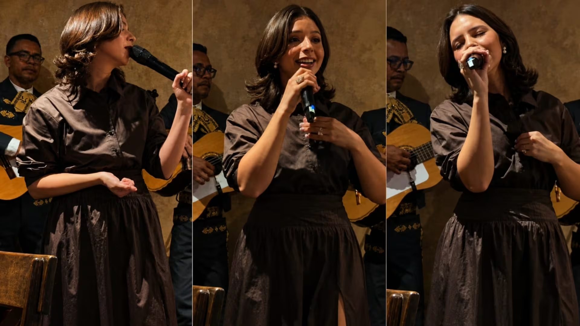 Sin anunciar un embarazo, la cantante mexicana adelanta que se imagina como madre en el futuro. (TikTok: @ritmoestrella)