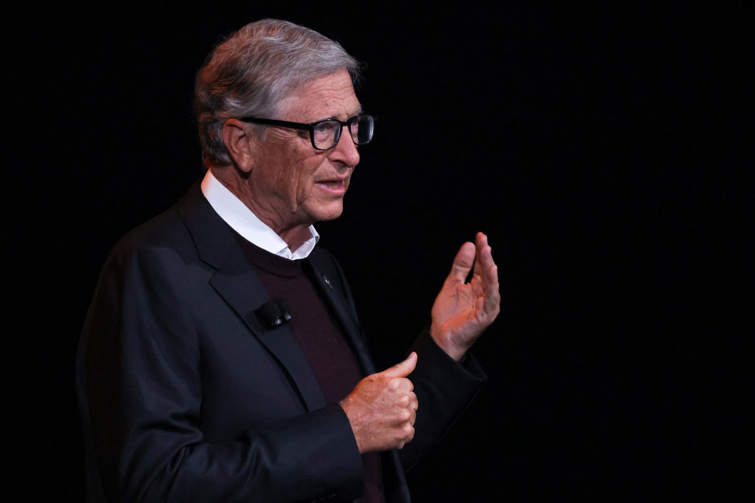 Gates compartió el protagonismo de la agenda tecnológica global con otras figuras vinculadas al desarrollo de la inteligencia artificial.
REUTERS/Caitlin Ochs