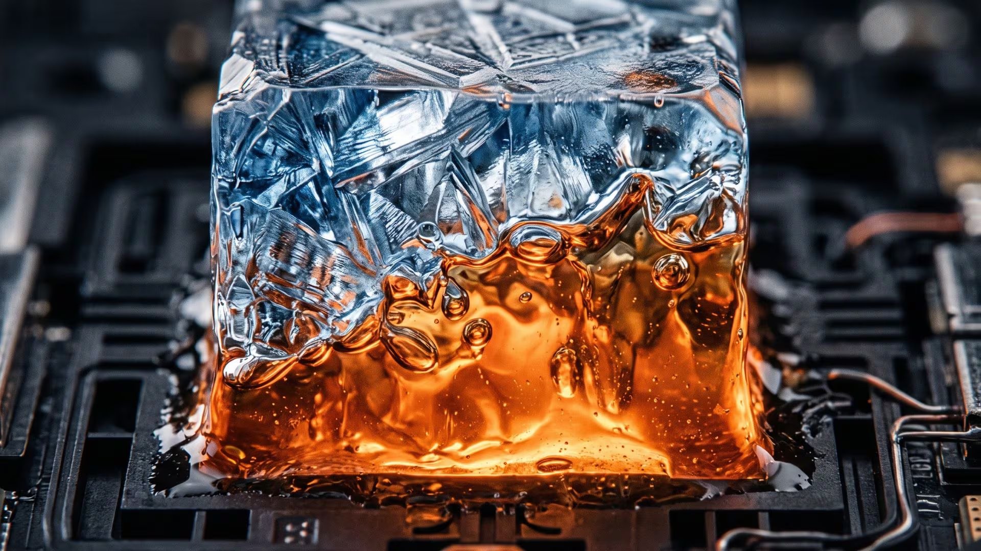 El material de cambio de fase de SPEAR absorbe y almacena calor al pasar de sólido a líquido con más eficiencia que un disipador metálico convencion (Imagen Ilustrativa Infobae)