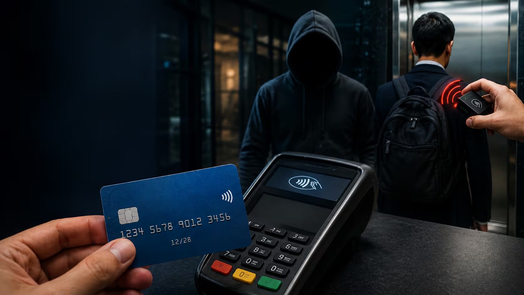El fraude con tecnología NFC no requiere contacto físico directo con la víctima: basta con la proximidad para que un dispositivo no autorizado intente capturar datos de una tarjeta. El riesgo real no está en el robo inmediato de dinero, sino en los fragmentos de información que luego se combinan con otras técnicas para construir ataques más elaborados. (Imagen ilustrativa Infobae)