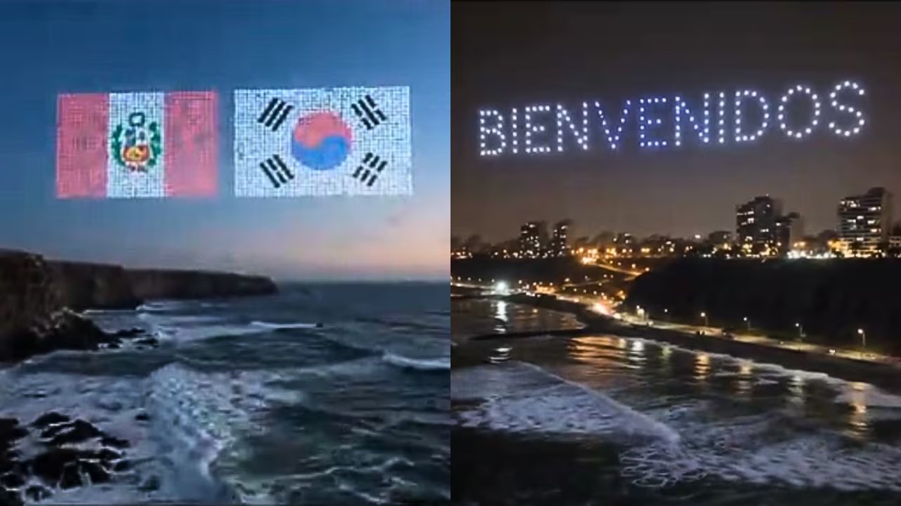 La empresa FLIT Perú asumió la producción del espectáculo gratuito de drones en la Costa Verde.