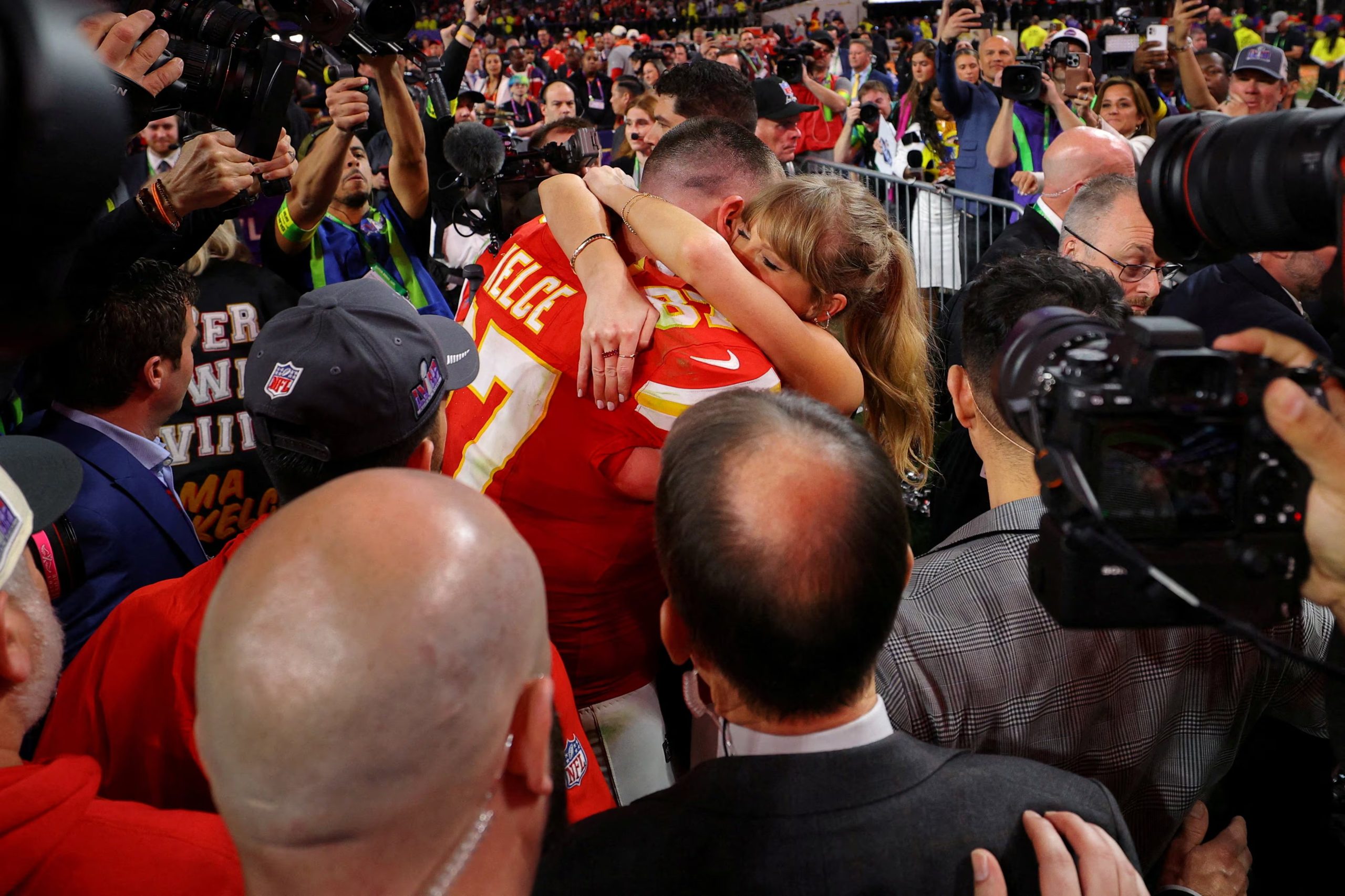 La boda de Taylor Swift y Travis Kelce reunió a celebridades como Beyoncé, Jay-Z, Brad Pitt, Ed Sheeran y Nicole Kidman (REUTERS/Brian Snyder/File Photo)