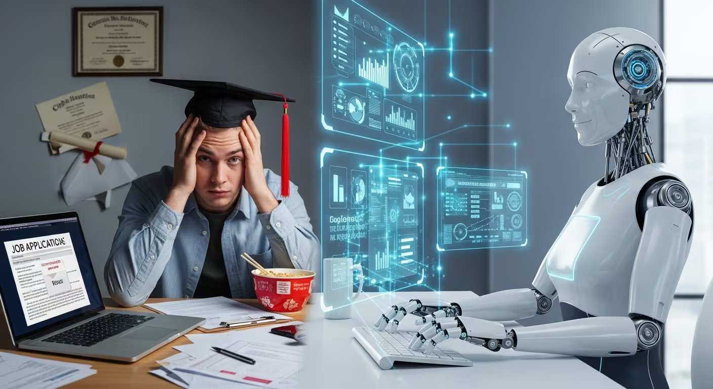 El empresario afirmó que el empleo joven en puestos expuestos a la IA generativa ya muestra caídas, mientras ese efecto no se replicó entre trabajadores de mayor edad. (Imagen Ilustrativa Infobae)