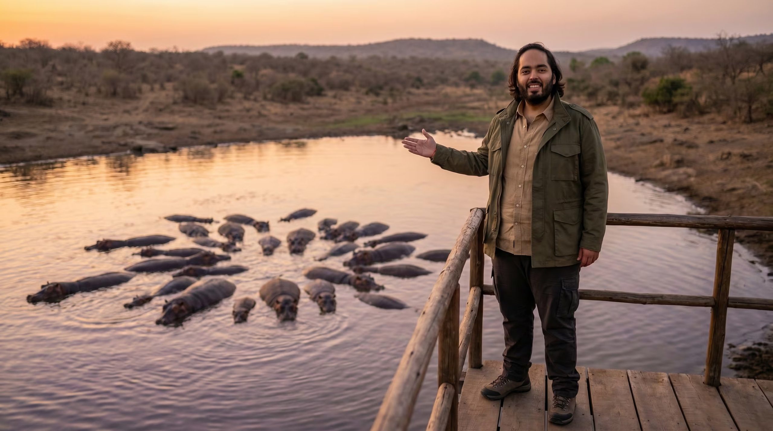 Vantara, organización liderada por Anant Ambani, había manifestado su intención de trasladar 80 hipopótamos de Colombia a la India, pero todo apunta a que decidieron cambiar de enfoque en los meses siguientes - crédito Imagen Ilustrativa Infobae