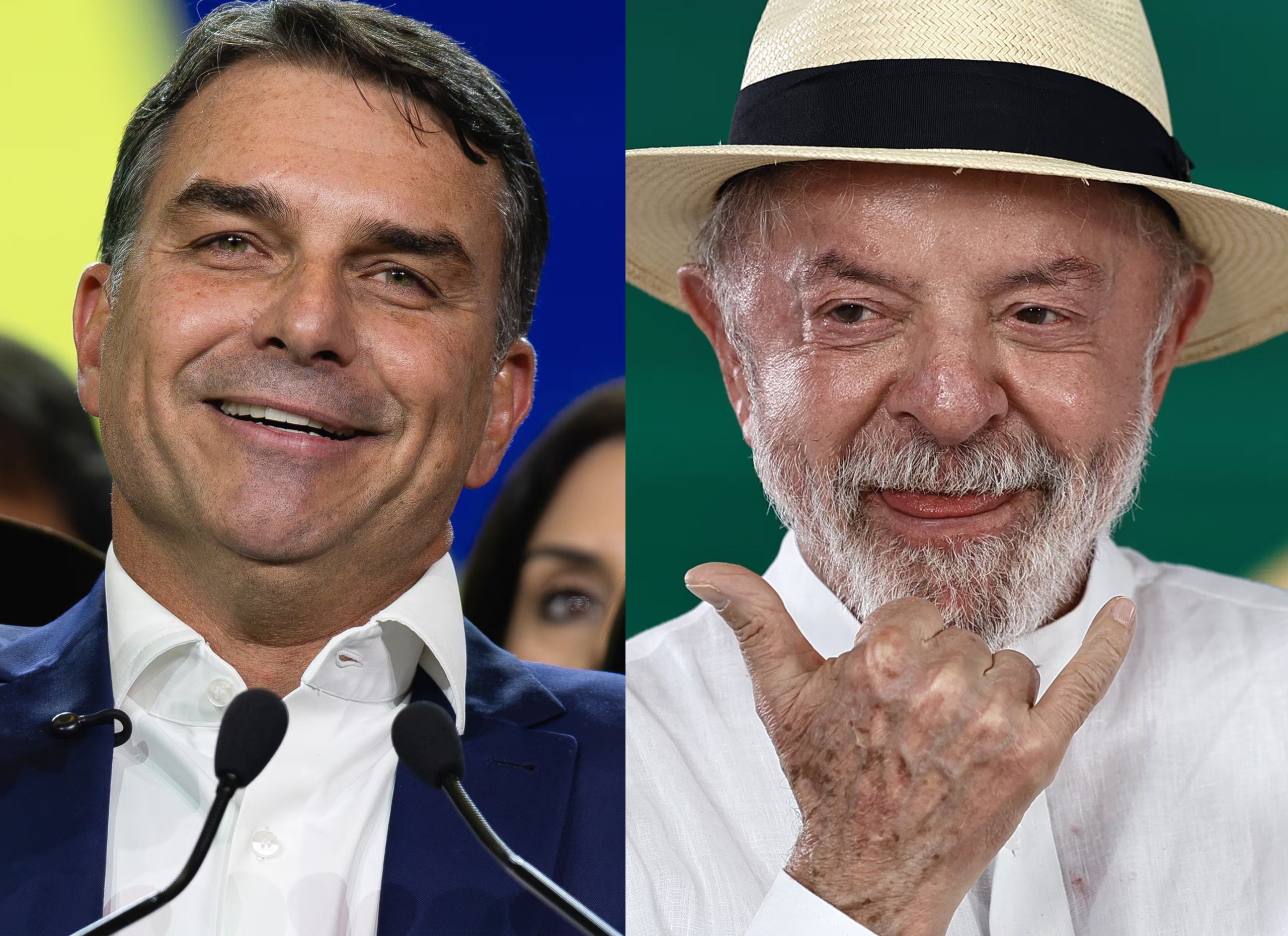 El voto evangélico se inclina mayoritariamente por Flávio Bolsonaro, mientras la población católica muestra preferencia por Lula da Silva EFE/ Isaac Fontana/ Andre Coelho