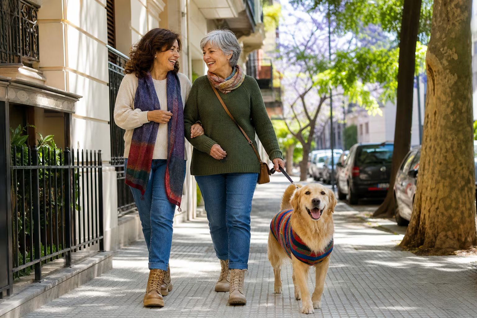 “Bajá”. “Voy al súper”. “Estoy paseando al perro”: esas frases son posibles cuando la distancia no exige coordinación de transportes, horarios de regreso ni la conversión del encuentro en acontecimiento (Imagen Ilustrativa Infobae)