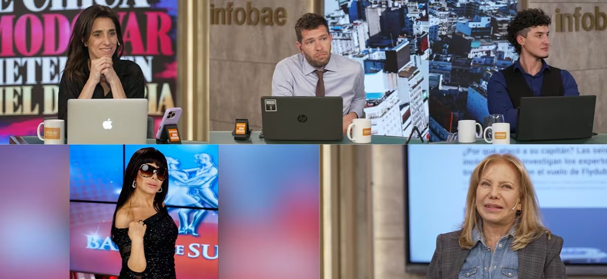 Cecilia Roth en Infobae al Mediodía con Maru Duffard, Federico Mayol y Facundo Kablan