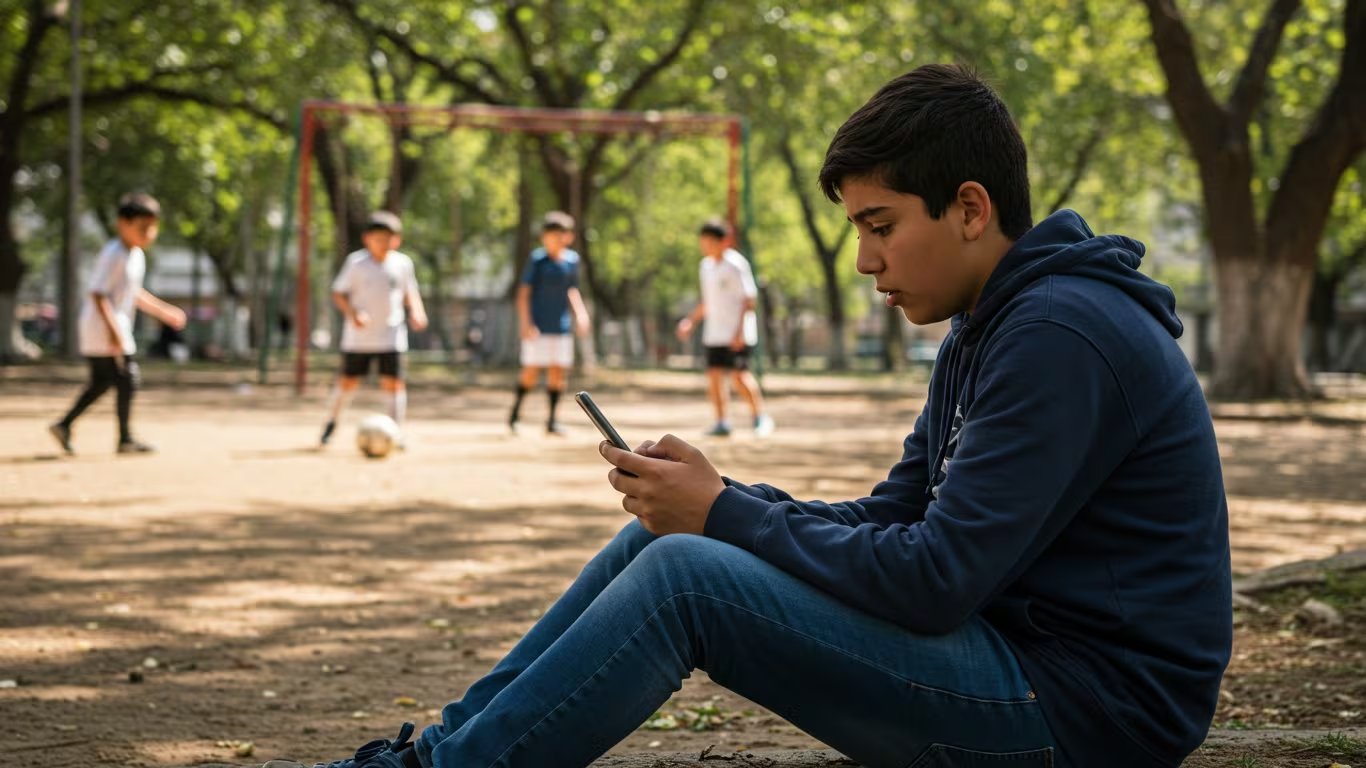 Un estudio vinculó más horas diarias de redes sociales con un menor grosor cortical en áreas relacionadas con la atención, el control ejecutivo y la regulación emocional (Imagen Ilustrativa Infobae)