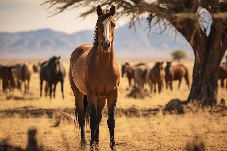 Los caballos que convivieron más de 10 años con el mismo dueño registraron más interés por los humanos que los que habían llegado al hogar durante el año anterior (Magnific)