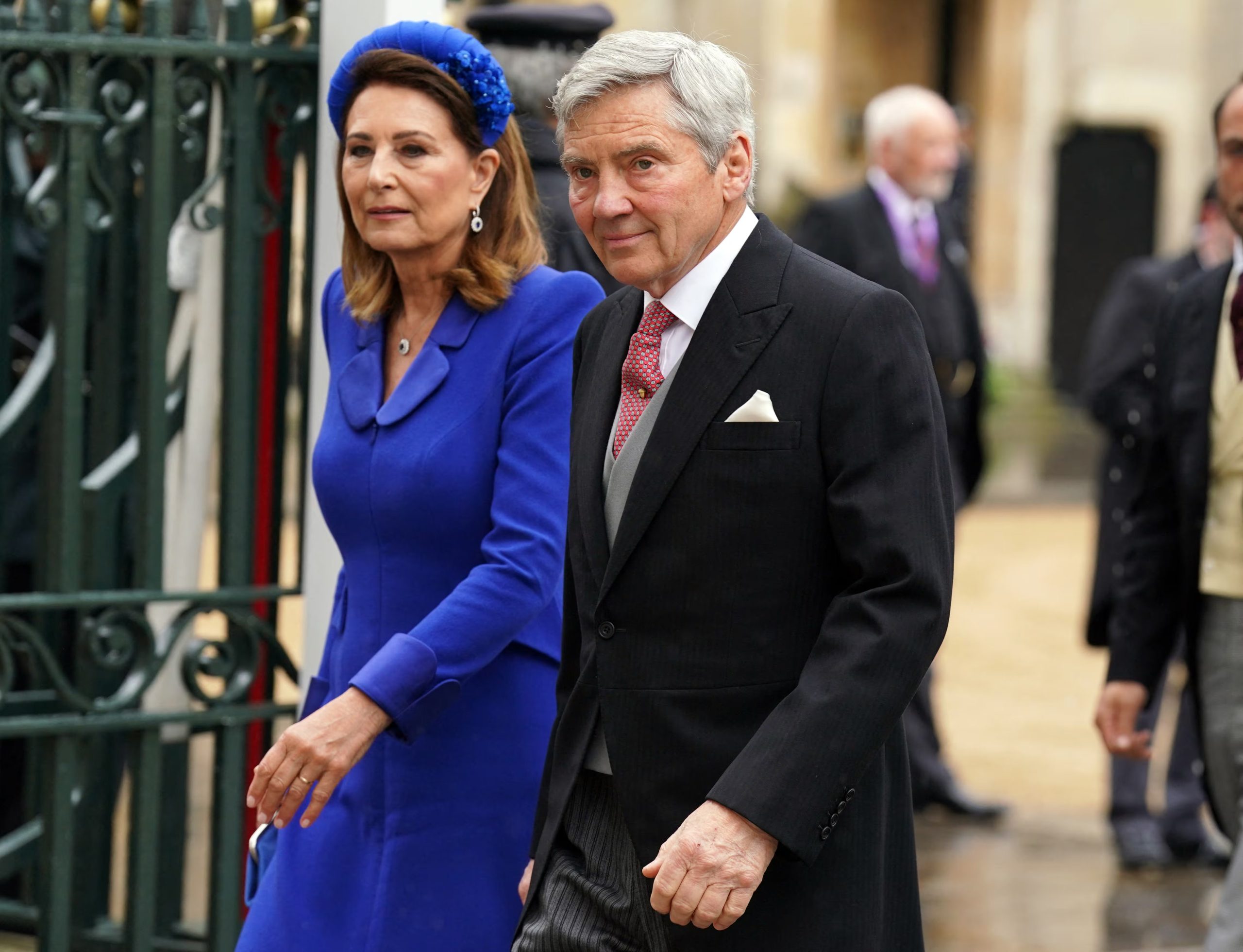 Michael y Carole Middleton en 2023 (Photo by Andrew Milligan / POOL / AFP)