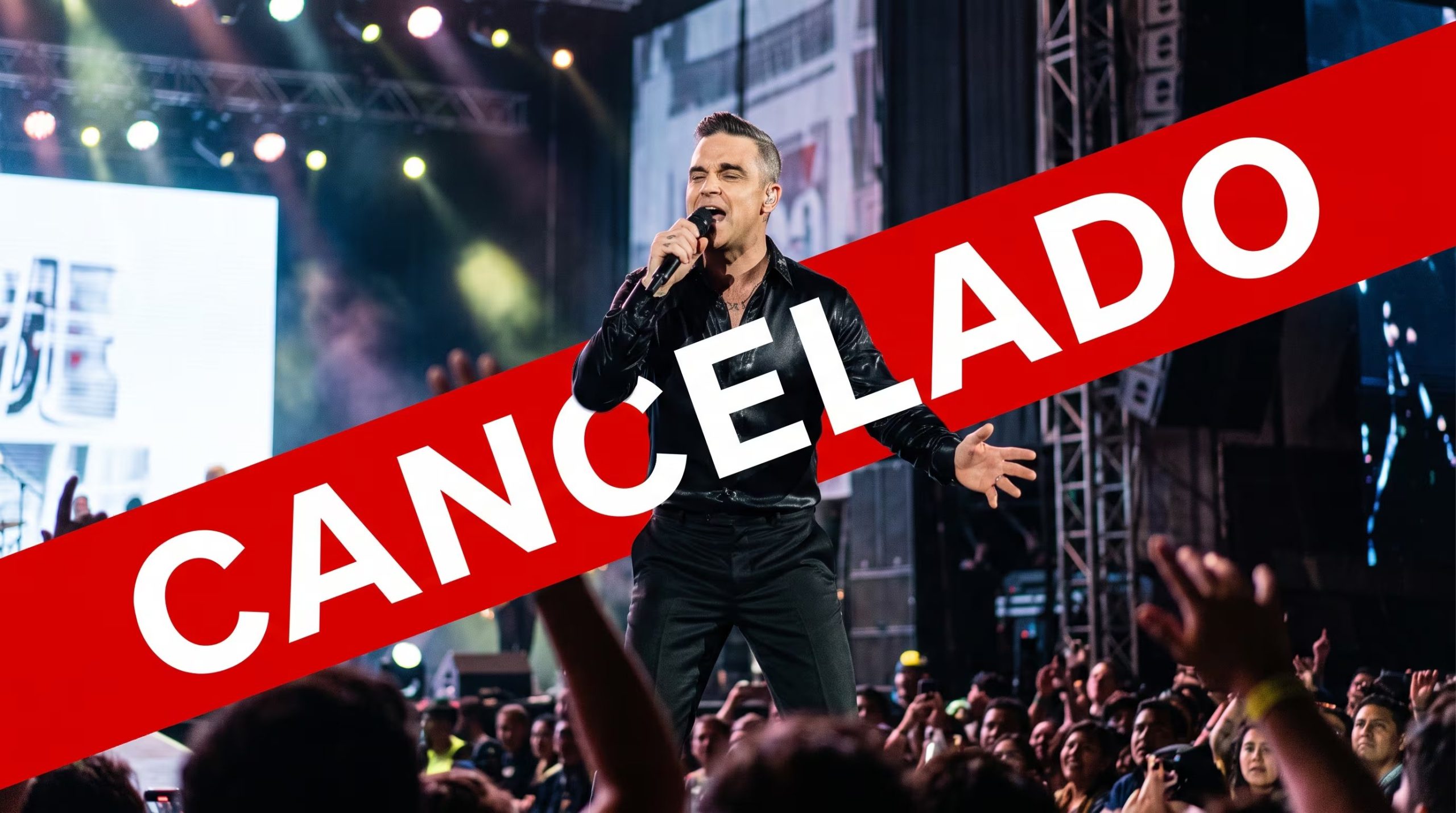 Segundo concierto de Robbie Williams es cancelado. (Imagen Ilustrativa Infobae)