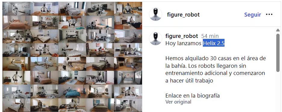 Así dio a conocer Figure el Helix 2.5. 
(Captura Instagram Figure)