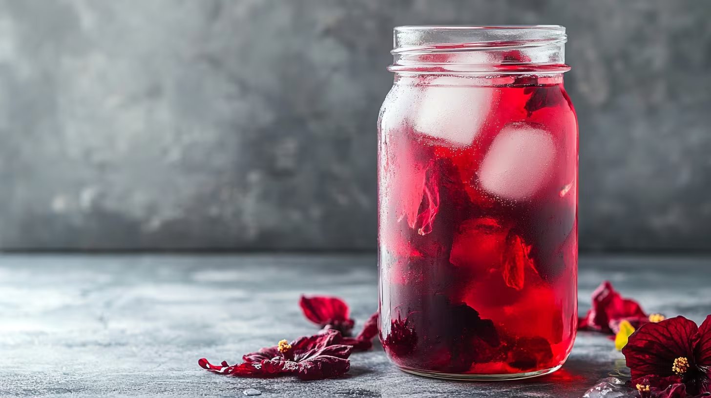 El agua de jamaica se prepara con los cálices secos de Hibiscus sabdariffa, una planta rica en antocianinas y polifenoles. - (Imagen Ilustrativa Infobae)