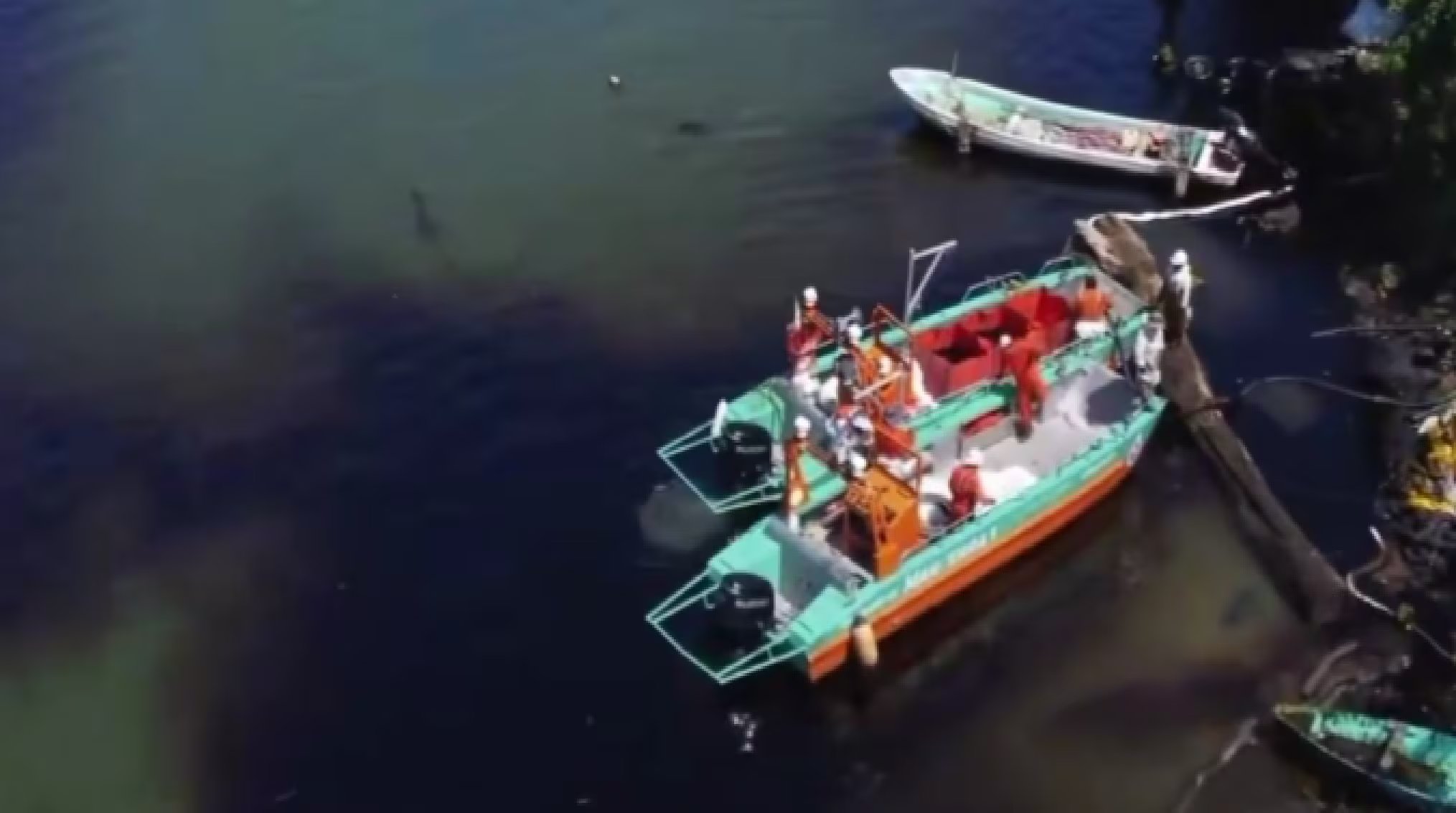 Derrame Río Pánuco Tamaulipas Ciudad Madero Pemex (especial)