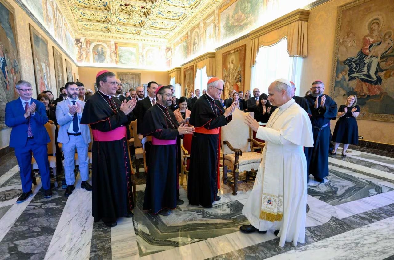 La audiencia final se realizó en el Palacio Apostólico Vaticano, con la participación de sesenta delegados de distintos sectores de las Américas (Vatican News)