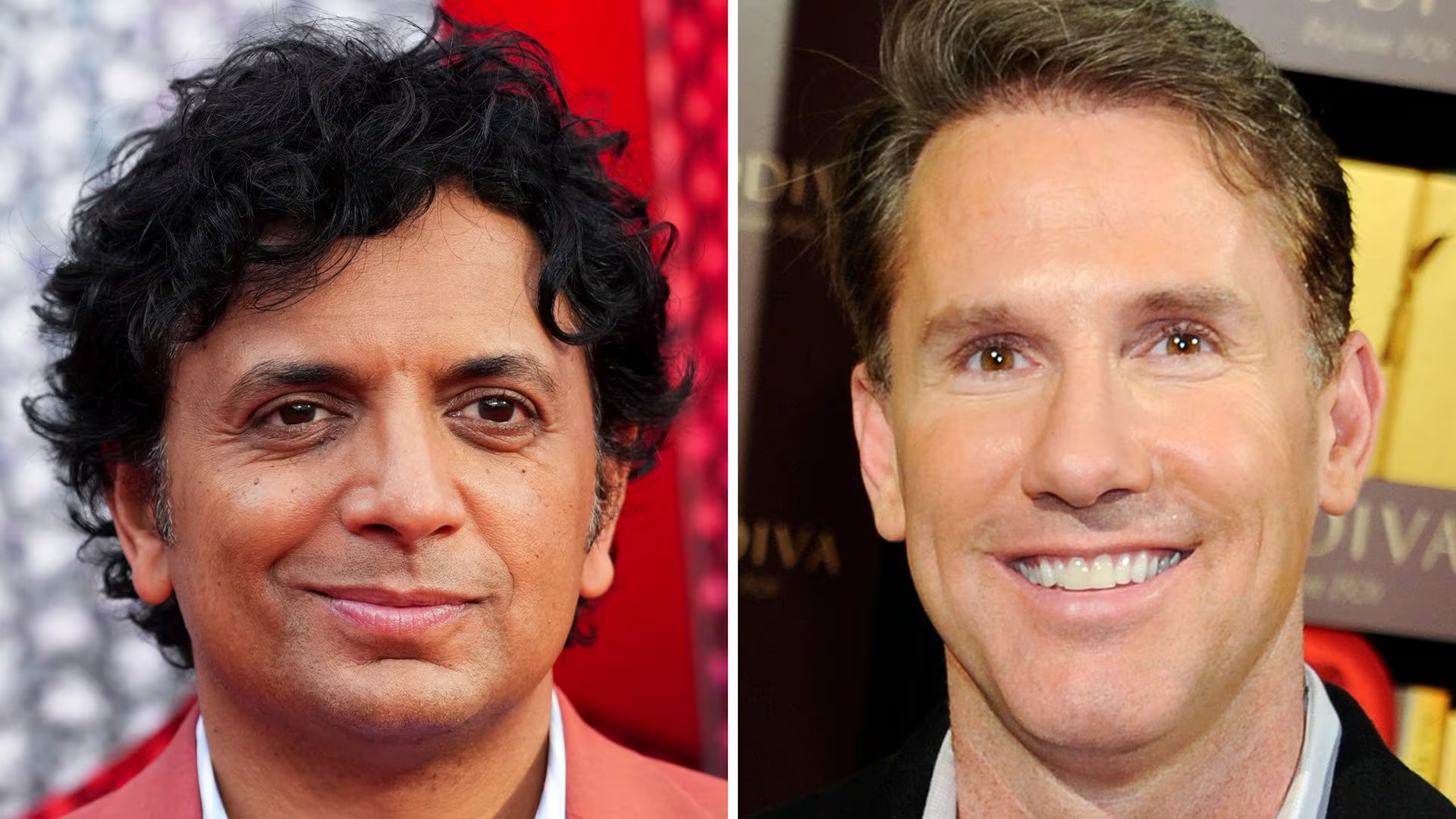 M. Night Shyamalan y Nicholas Sparks en su colaboración en novela y película (AP Photo)