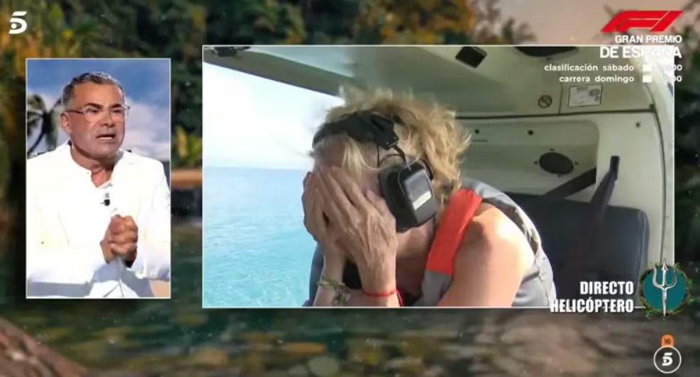 Rosa Benito se ha enfrentado a su miedo al agua y las alturas. (Mediaset España)