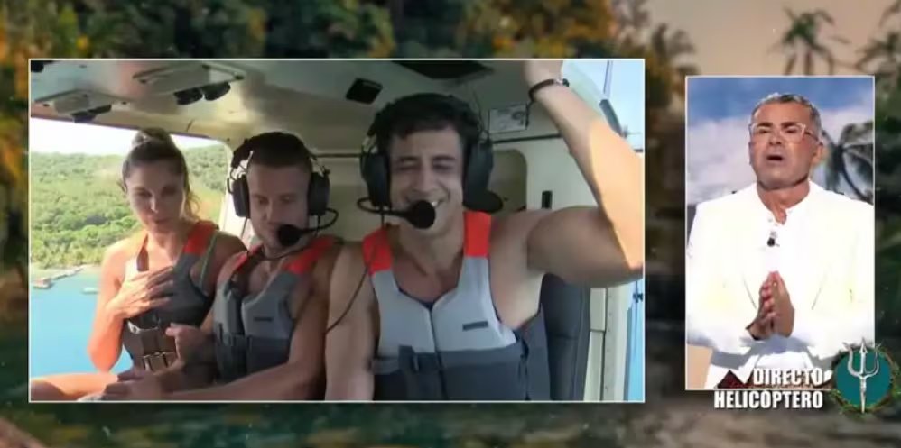 El salto desde el helicóptero en 'Supervivientes' ha sido uno de los momentos más emocionantes. (Mediaset España)