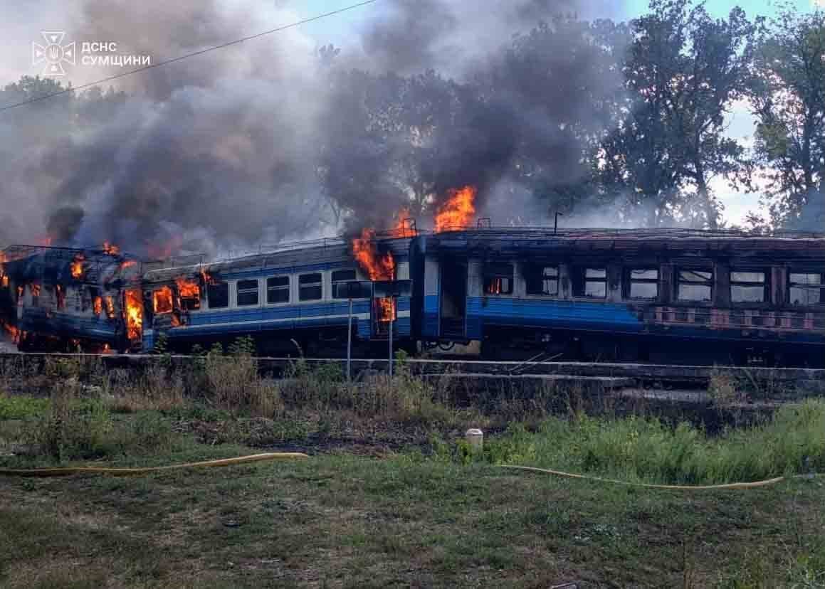 Rusia atacó un tren cerca de la frontera entre Ucrania y Polonia