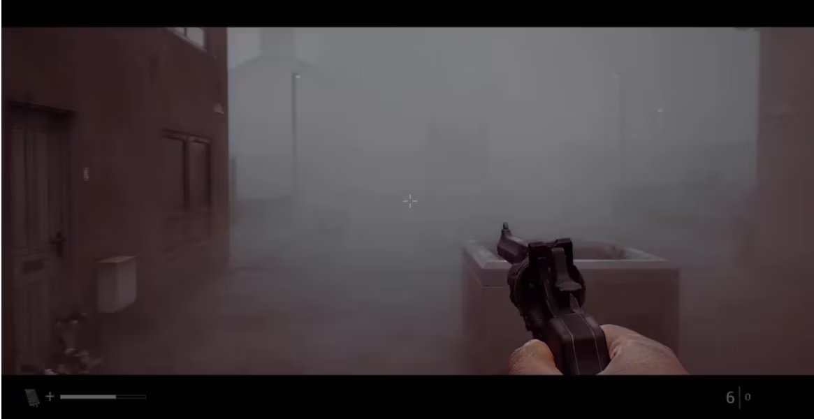 Los jugadores también podrán asomarse desde las coberturas para ubicar a los enemigos antes de intentar esquivarlos. (Silent Hill: Townfall - PlayStation)