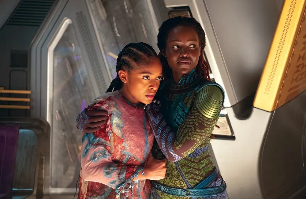 Lupita Nyong'o retomó su papel como Nakia en la secuela de Black Panther. (MARVEL)