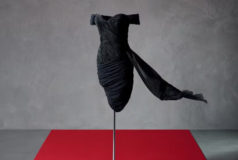 El vestido de Diana de Gales se subasta en Sotheby’s. (Campbell Addy for Sotheby’s)