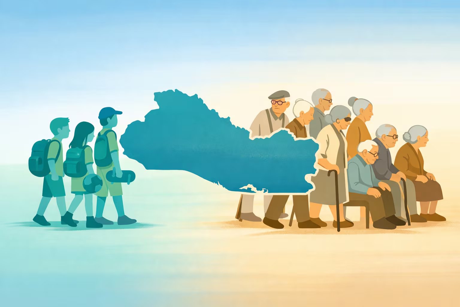 La caída de la fecundidad y el aumento de la esperanza de vida profundizan el envejecimiento de la población mundial en las próximas décadas.