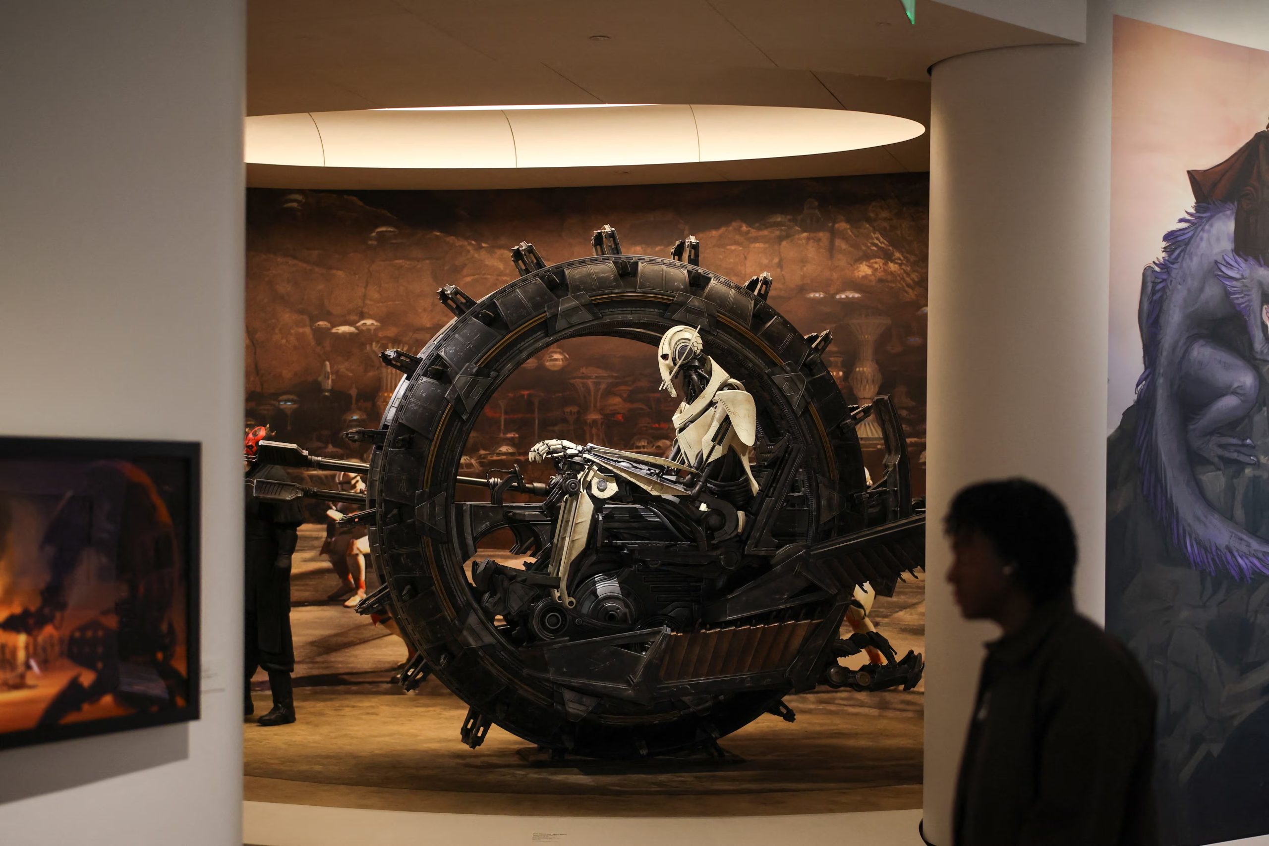 El museo fue construido en lo que antes era un estacionamiento junto a la Universidad del Sur de California, alma máter del cineasta (REUTERS/Daniel Cole)