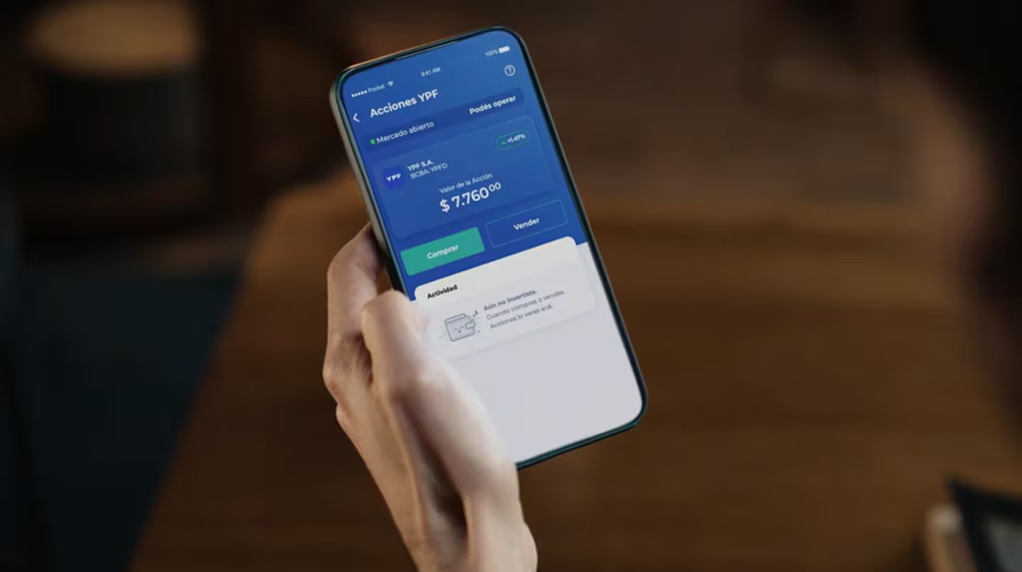 La app de YPF acercó a un nuevo público a la inversión en acciones.