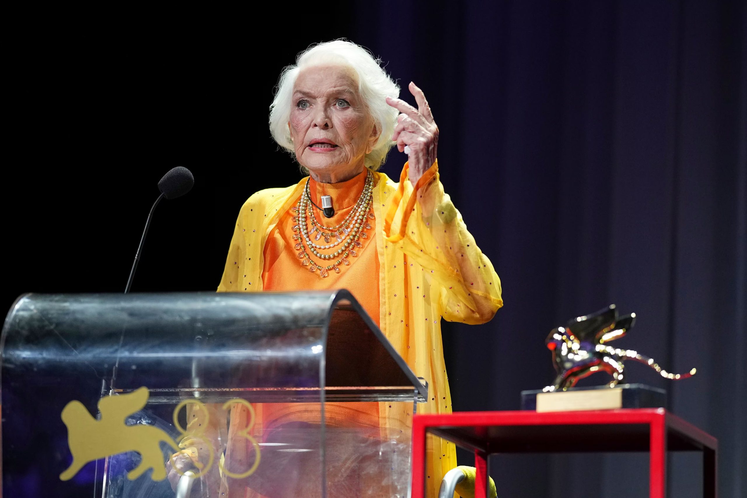 En Flesh Impact, Ellen Burstyn interpreta a una Marilyn Monroe imaginada a los 90 años bajo la dirección de Maggie Gyllenhaal - (Photo by Scott A Garfitt/Invision/AP)