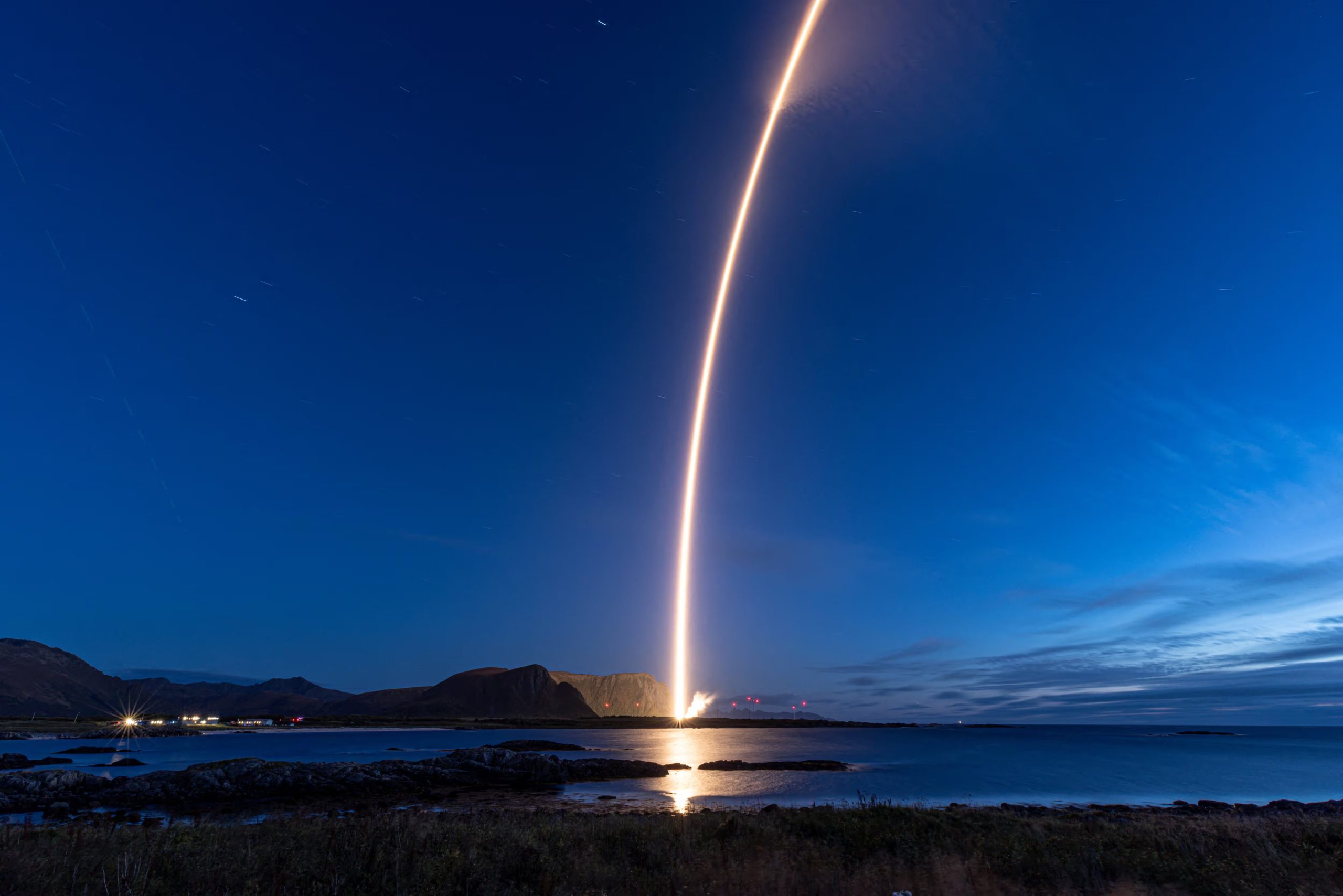El cohete de la empresa alemana Isar Aerospace es lanzado al espacio desde una base en Andøya, Noruega, el 5 de septiembre de 2026 (Isar Aerospace/Franziska Kegel/Imagen cedida vía REUTERS)