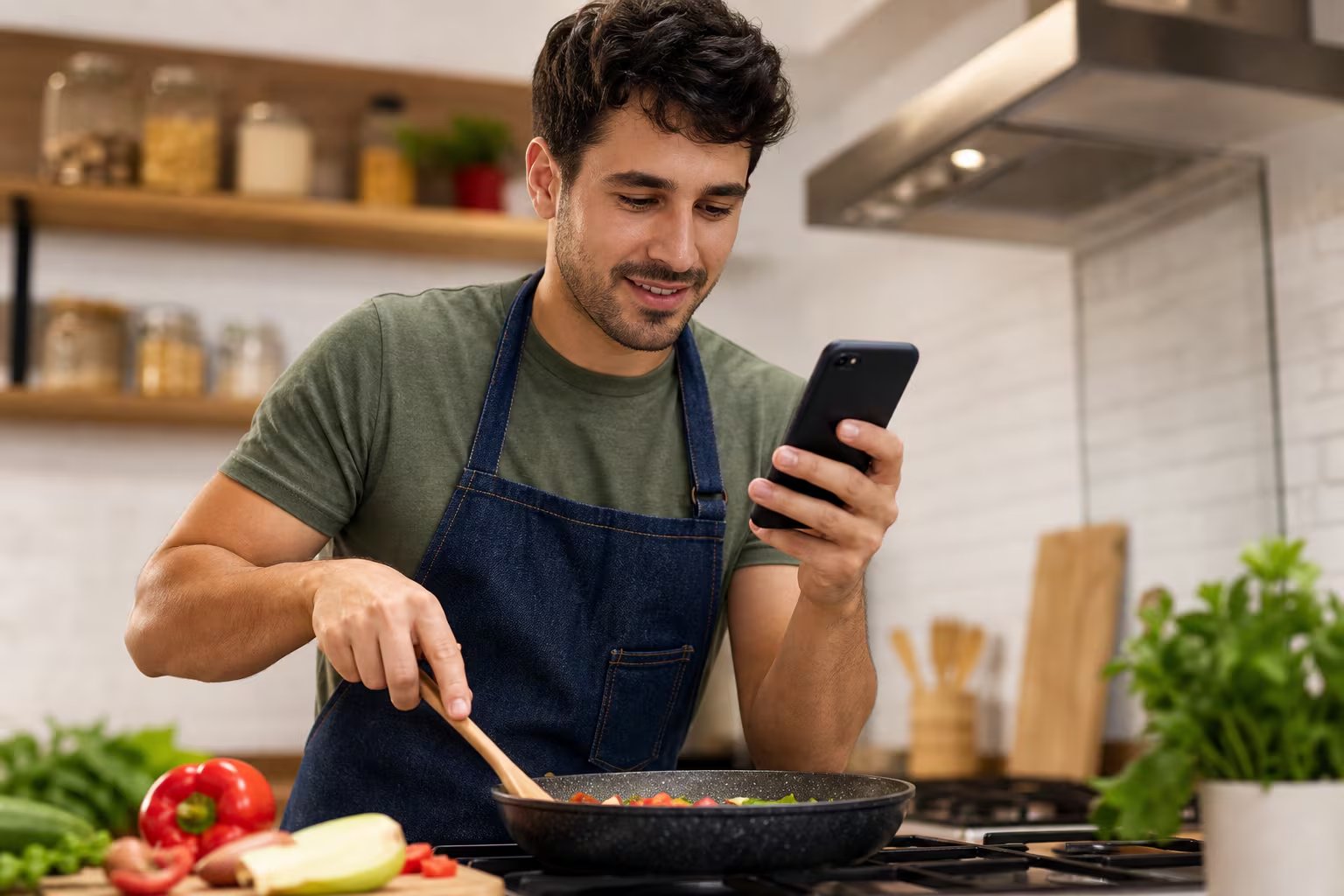 La app permite crear listas de la compra, consultar un catálogo de recetas y usar un asistente sobre ingredientes o técnicas. (Imagen Ilustrativa Infobae)